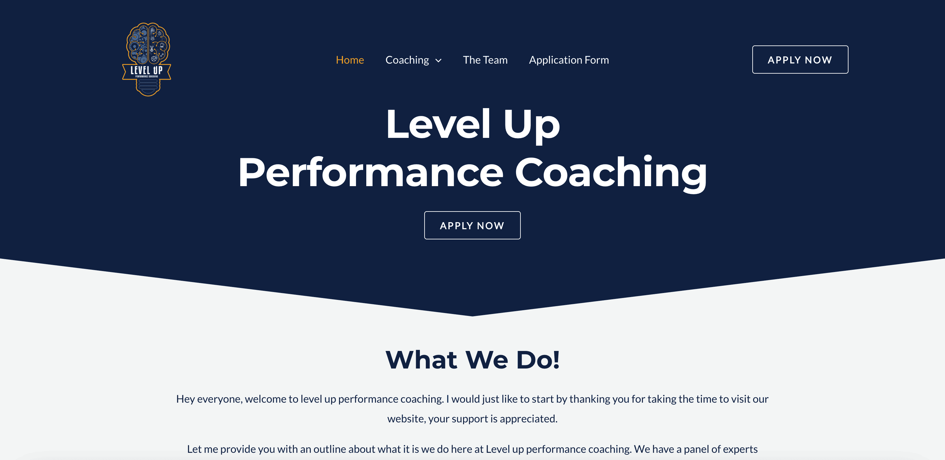 Level Up Performance